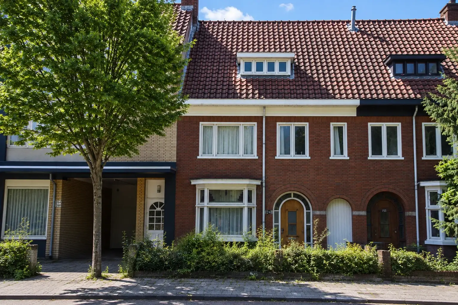 Gevel van het verkochte pand Schootsestraat 24 in Eindhoven.