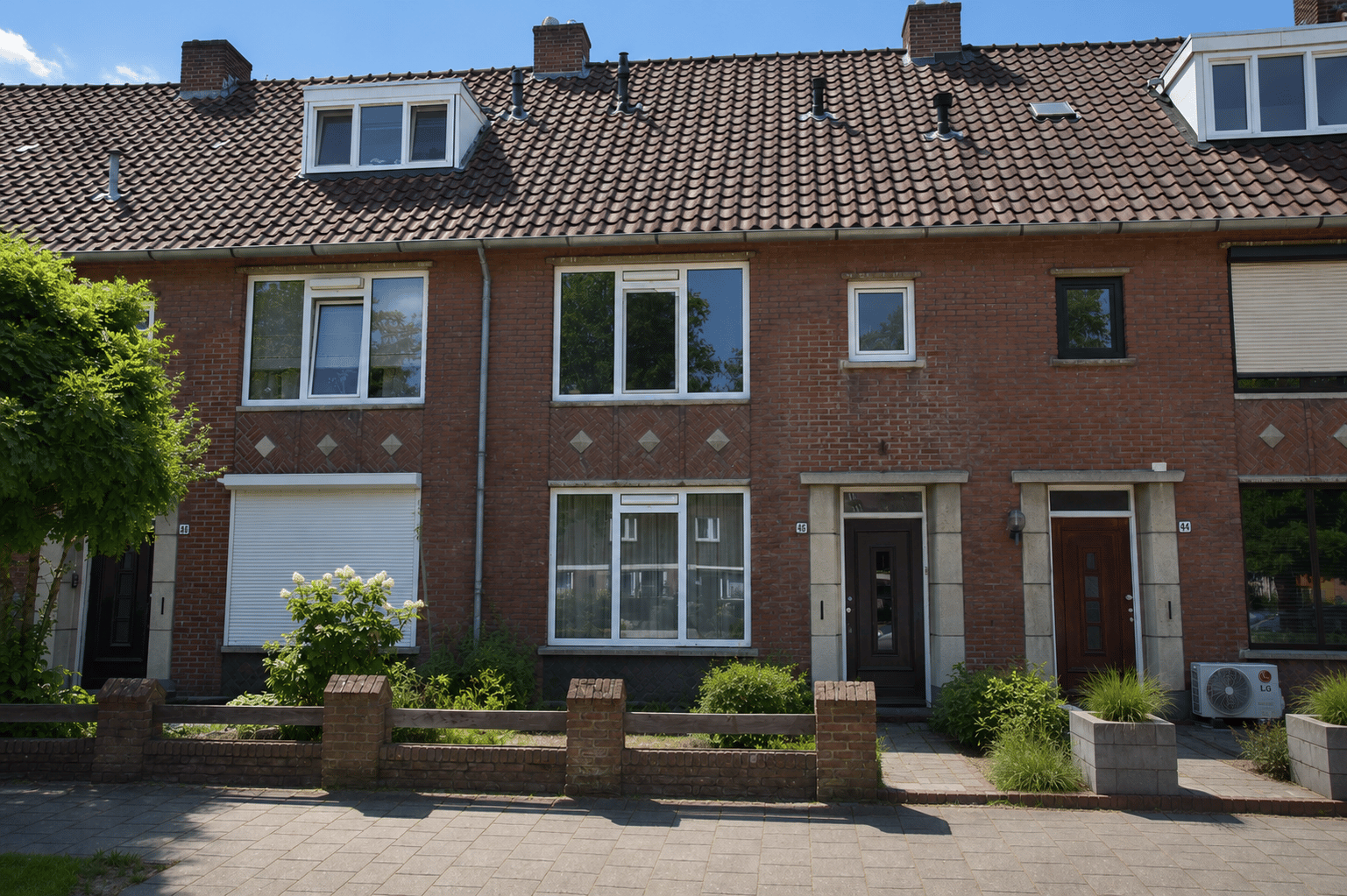 Gevel van het verkochte pand Botenlaan 46 in Eindhoven.