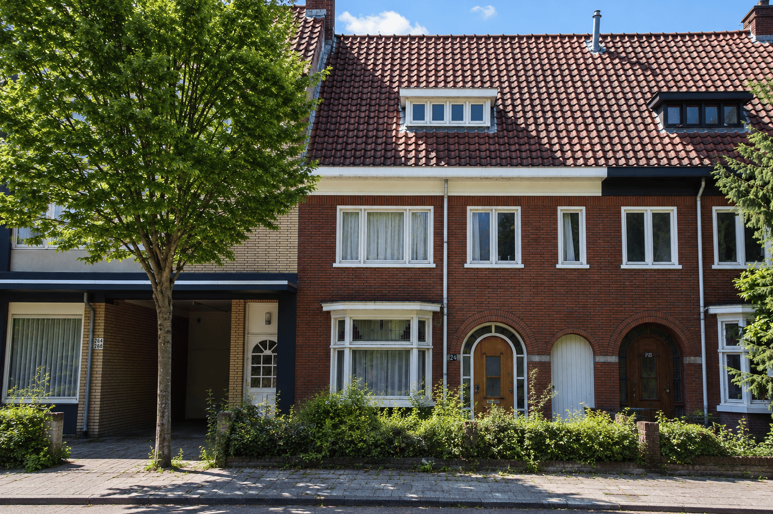 Gevel van het verkochte pand Schootsestraat 24 in Eindhoven.